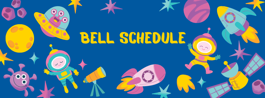  Decorative Image announcing bell schedule
